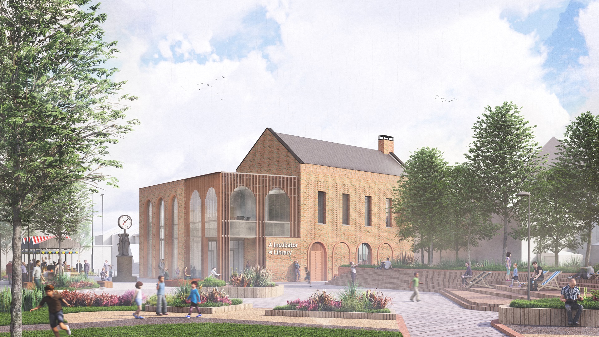 A promotional image for the Staveley regeneration scheme