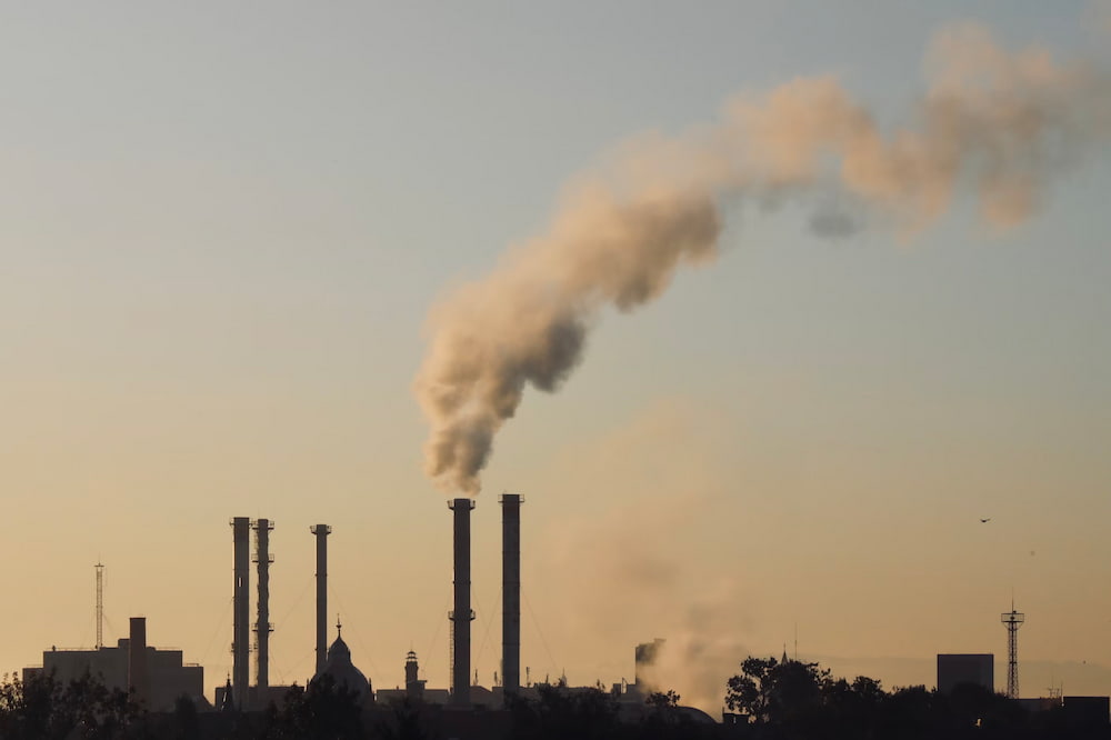 pollution coming from chimney